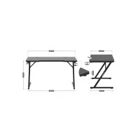 Huzaro Hero 2.5 Γραφείο Gaming Μαύρο